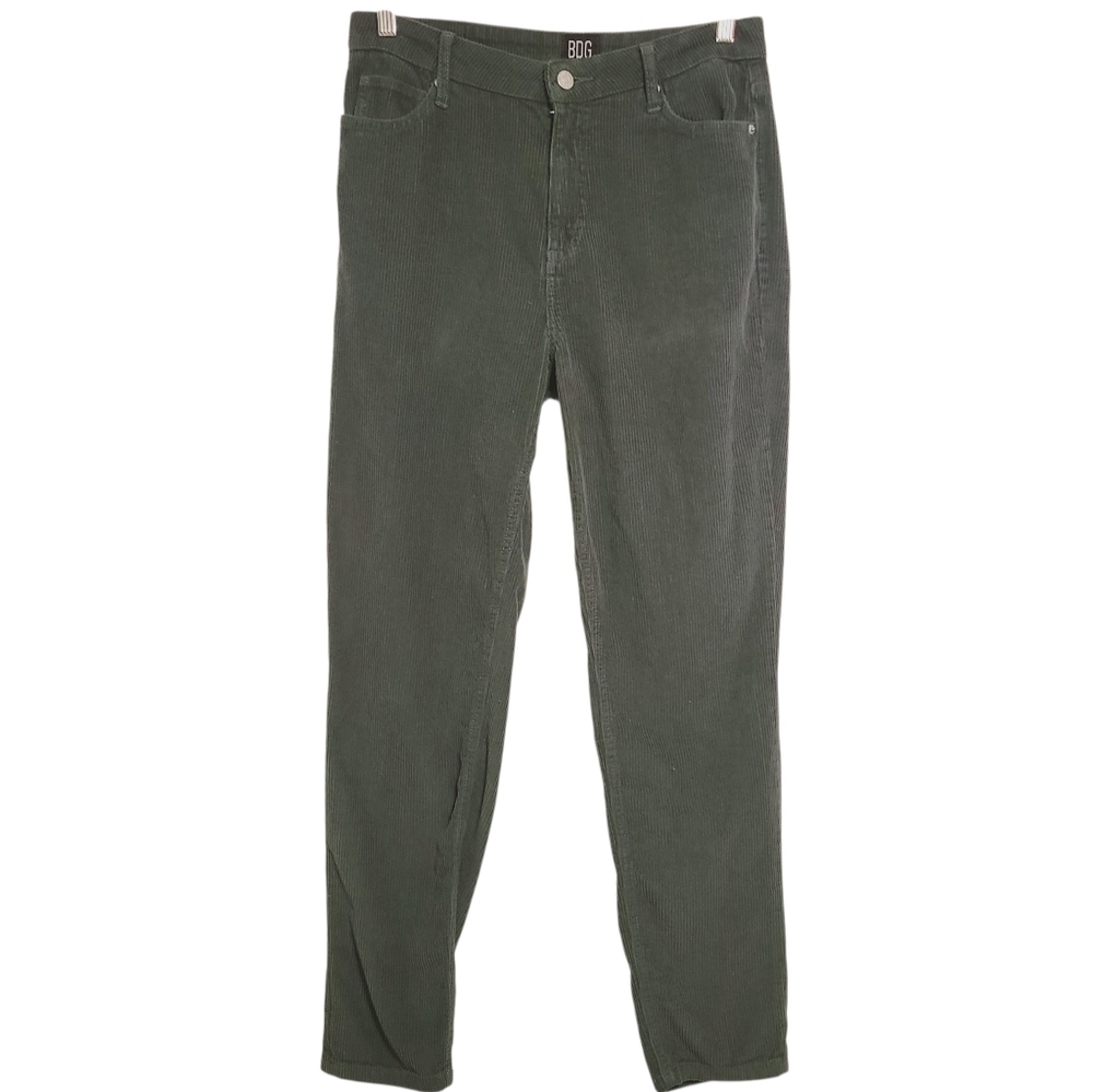 Urban Outfitters BDG | Women's Olive Green High Rise Corduroy Jeans (Size 28)